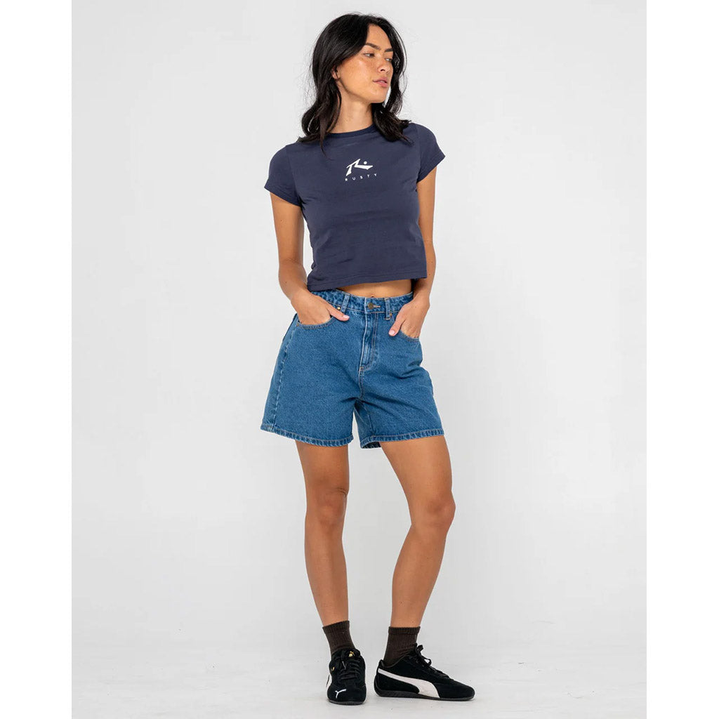 Cyprus High Denim Short
