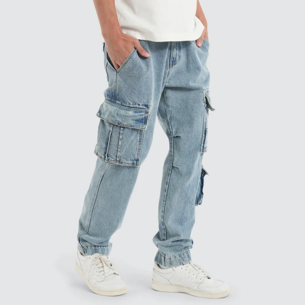 Colby Denim Cargo Pant