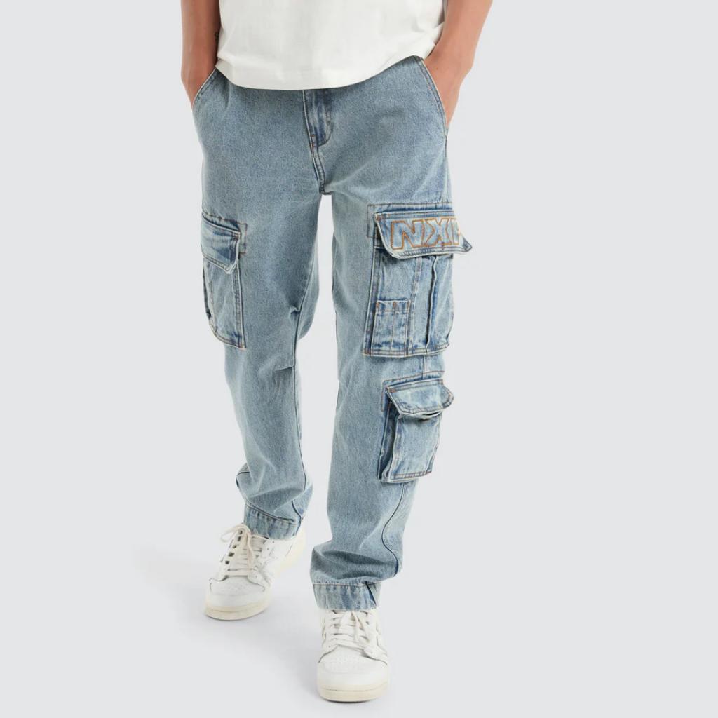 Colby Denim Cargo Pant