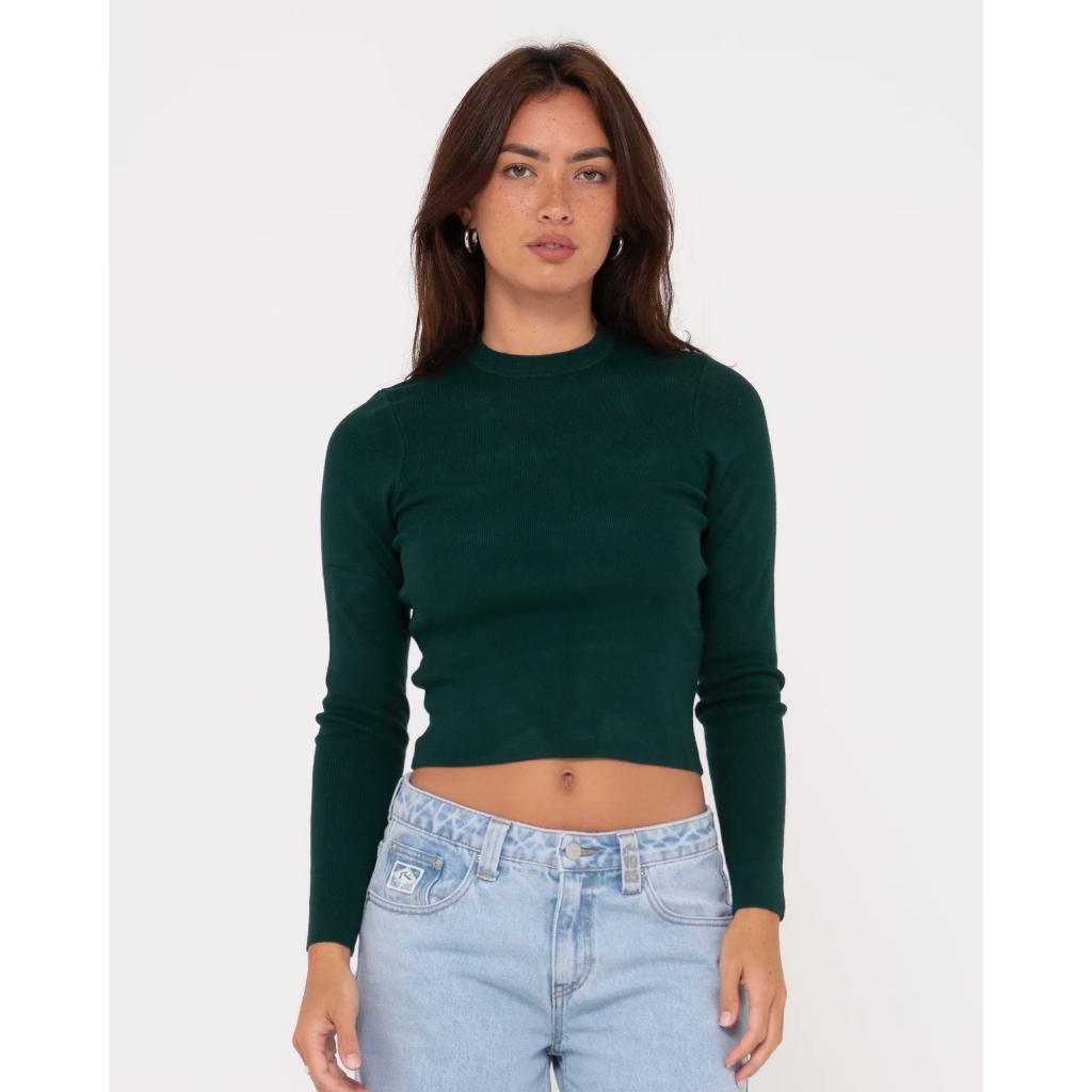 Amelia Skimmer Long Sleeve Knit Top