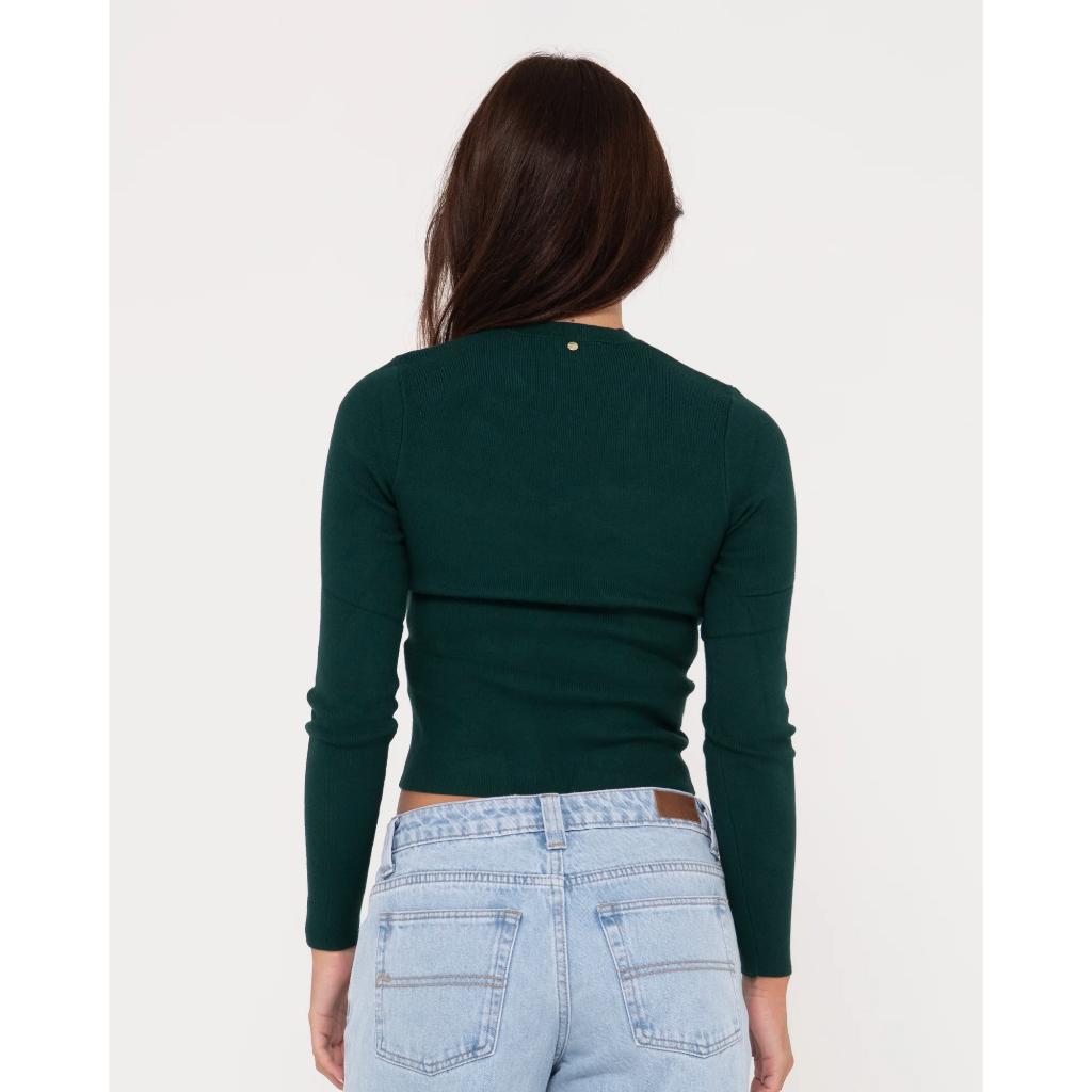 Amelia Skimmer Long Sleeve Knit Top