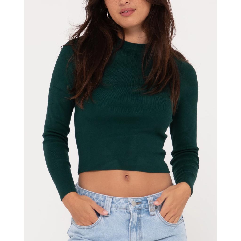 Amelia Skimmer Long Sleeve Knit Top