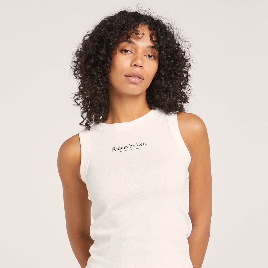 Slim Rib Recycled Cotton Tank
