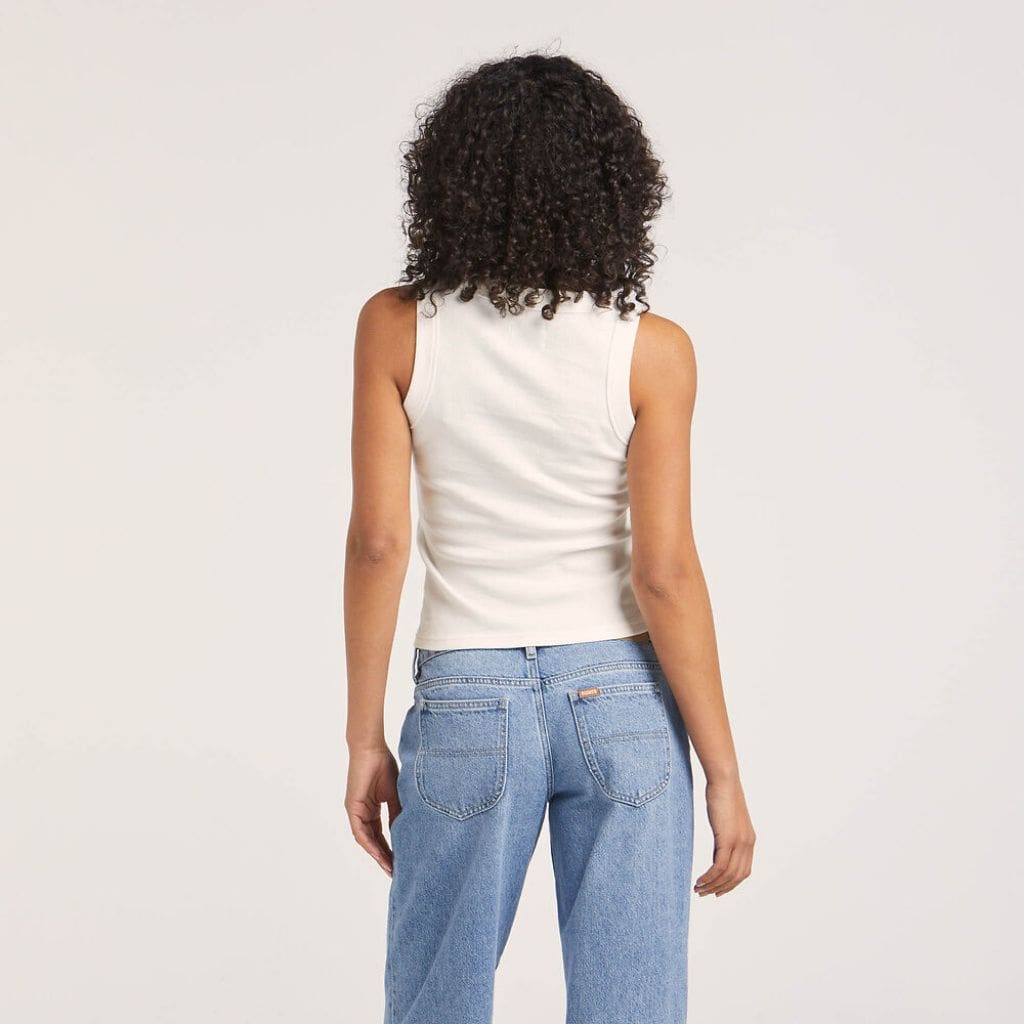 Slim Rib Recycled Cotton Tank