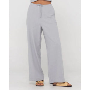 Carolina High Waisted Relaxed Fit Linen Pant