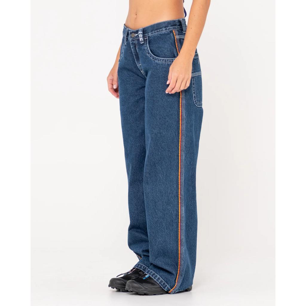 Flip Mommy Low Rise Wide Leg Denim Pant