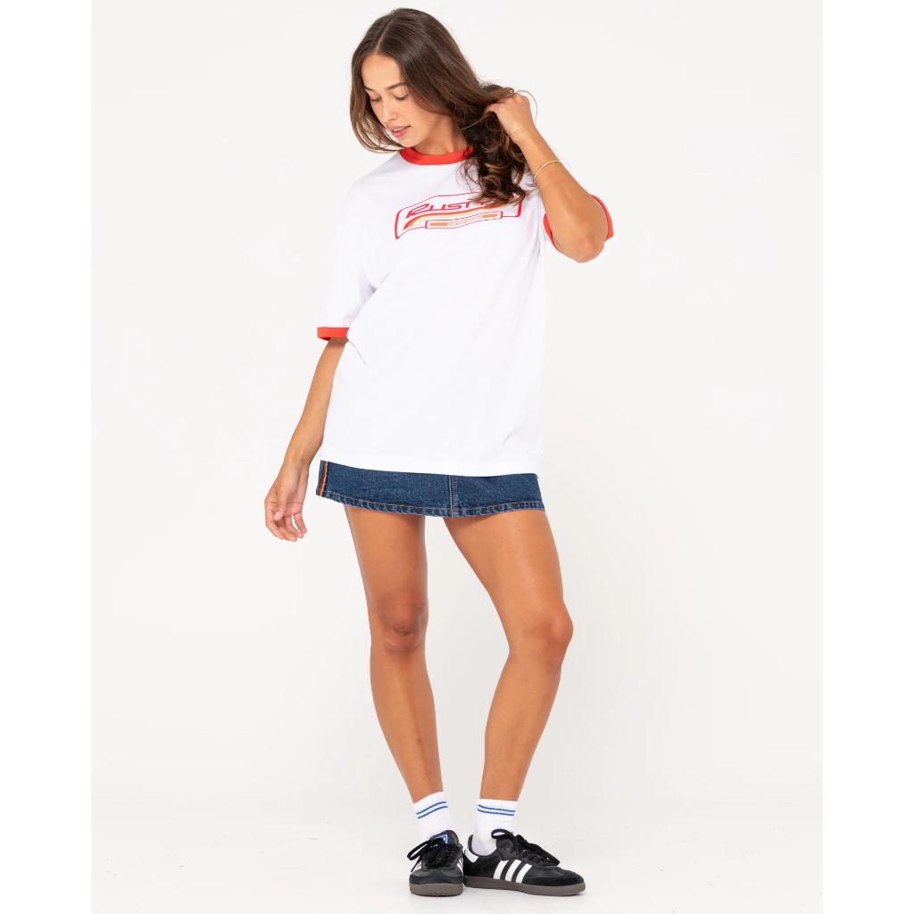 Boarding Pass Oversized Graphic Tee