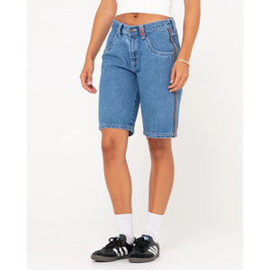 Flip Mommy Low Rise Wide Leg Denim Short