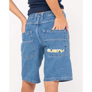 Flip Mommy Low Rise Wide Leg Denim Short