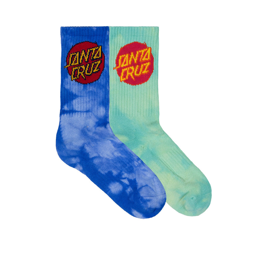 Cruz Dye Crew Socks - 2 Pack