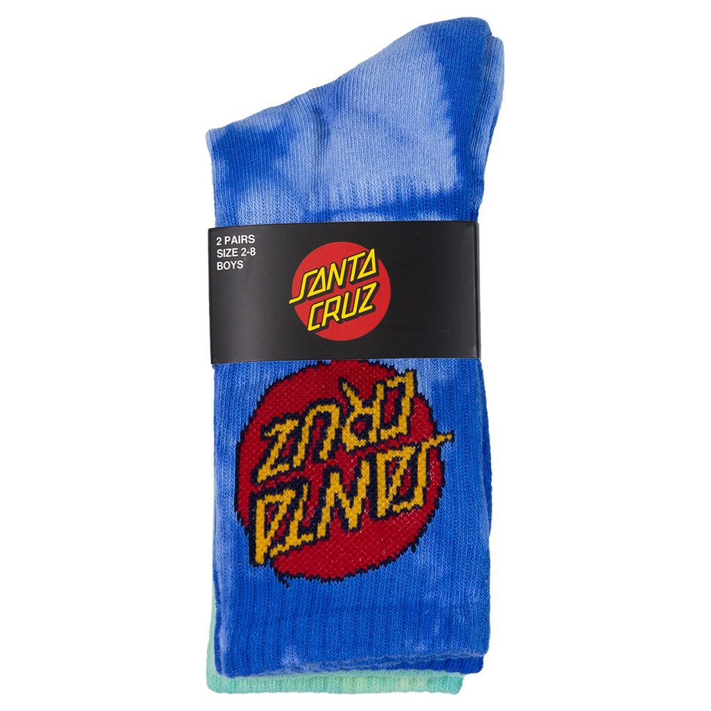 Cruz Dye Crew Socks - 2 Pack