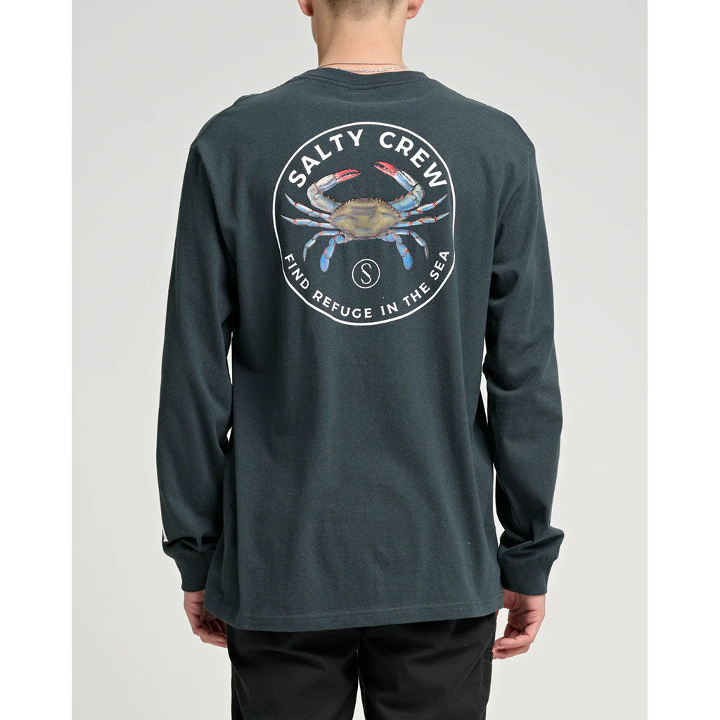 Blue Crabber Standard Long Sleeve Tee