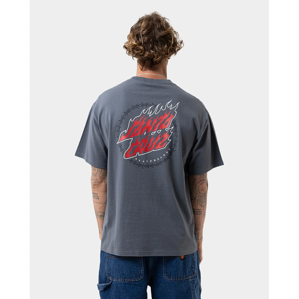 Wired Flame Dot Centre T-Shirt