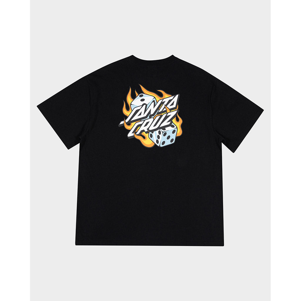 Flaming Dice Dot Flash T-Shirt