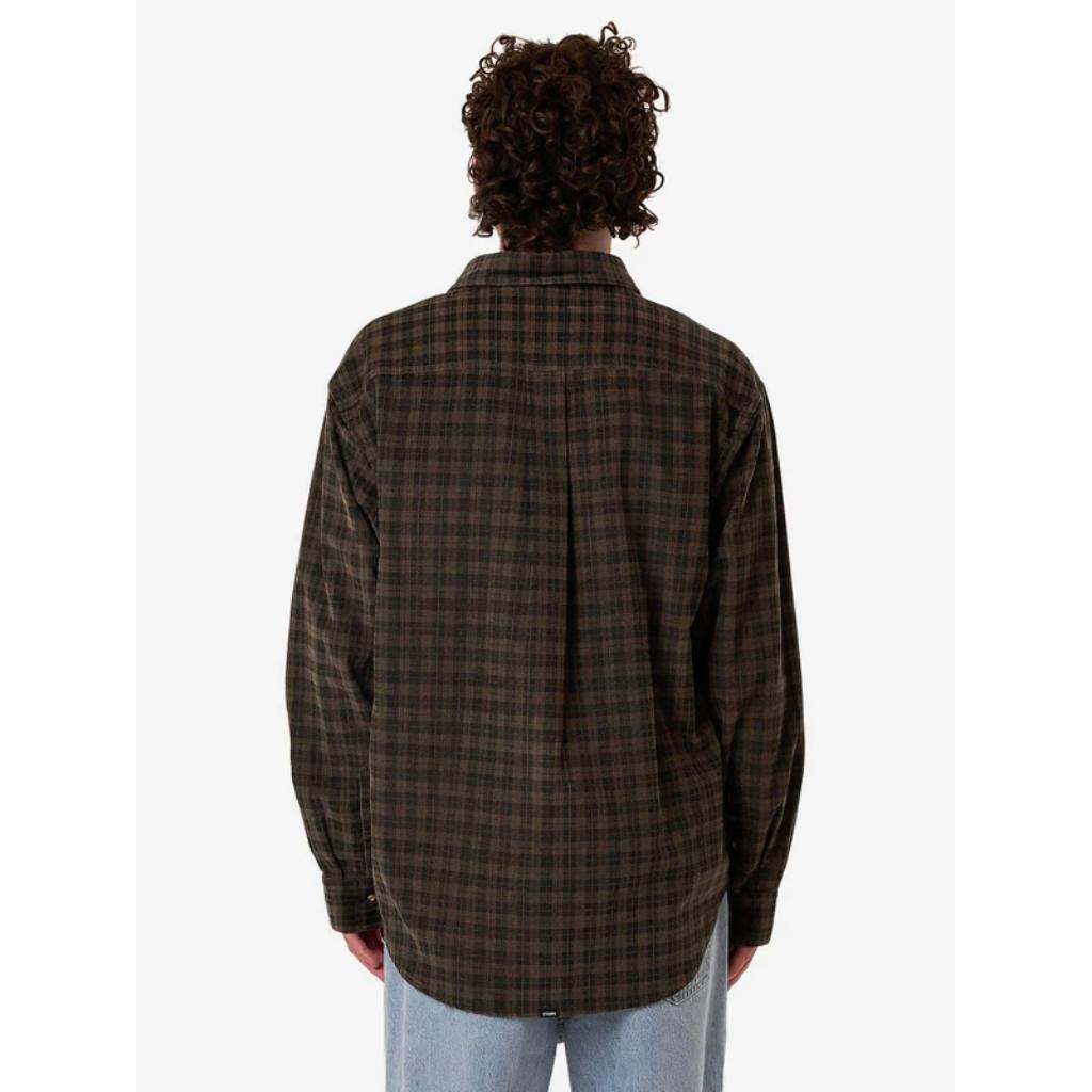 Thrills Union Cord Check Long Sleeve Shirt