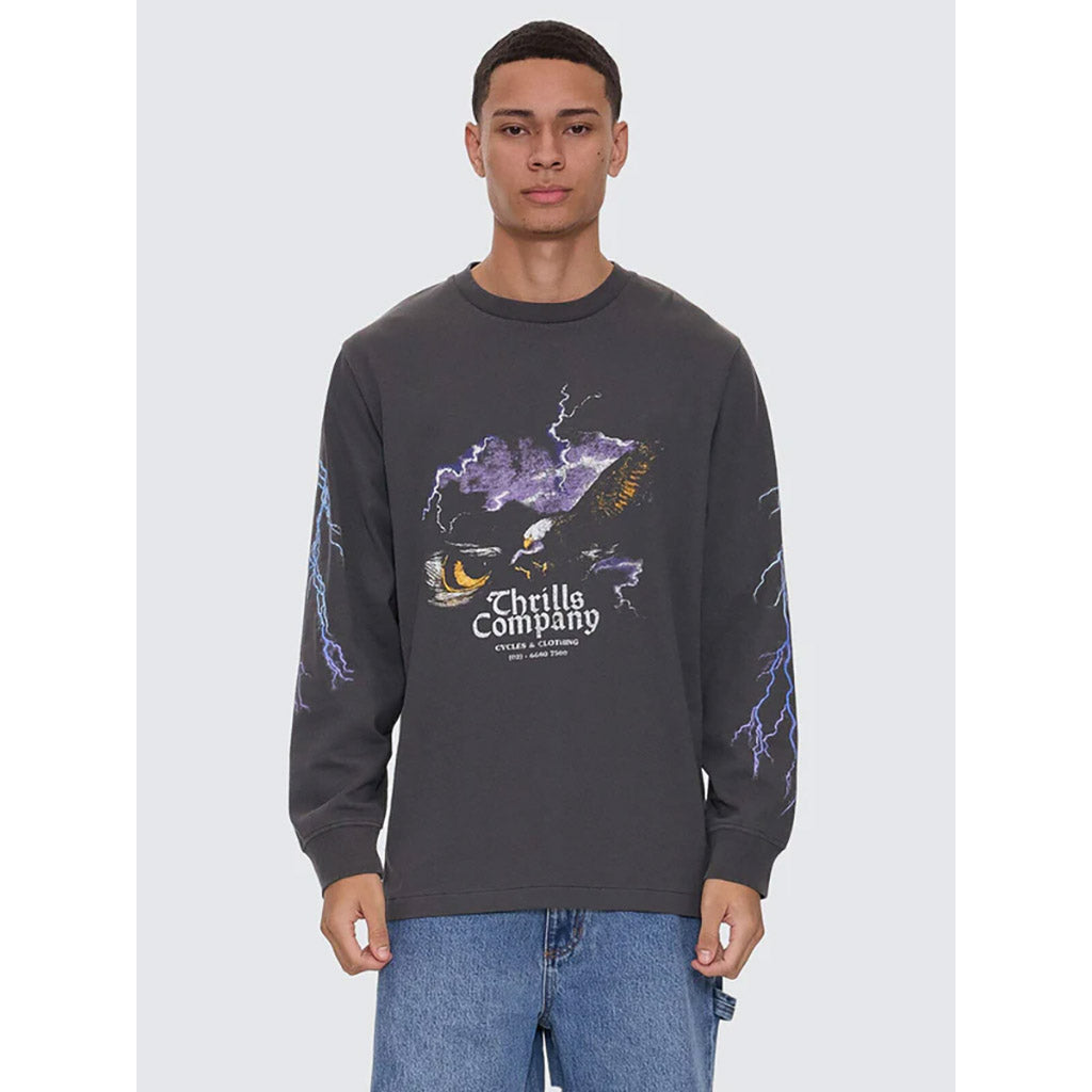 Flight Risk Oversized Fit Long Sleeve Tee