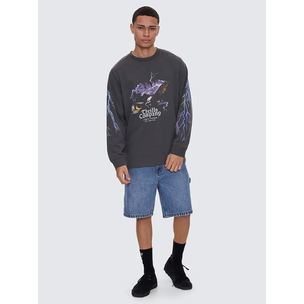 Flight Risk Oversized Fit Long Sleeve Tee