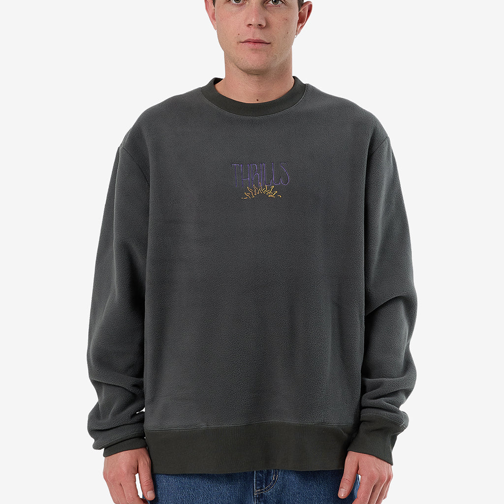 Powerful Security & Success Oversize Polar Fleece Crew