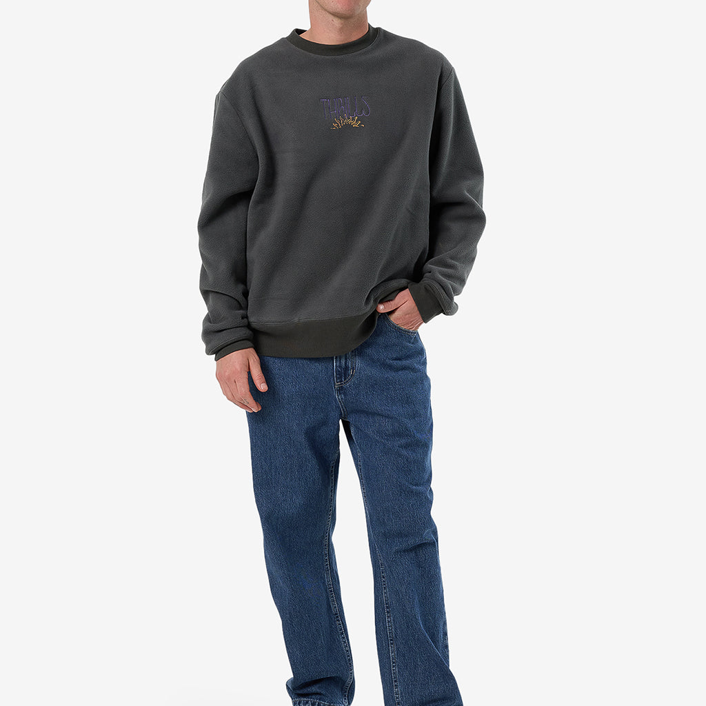 Powerful Security & Success Oversize Polar Fleece Crew