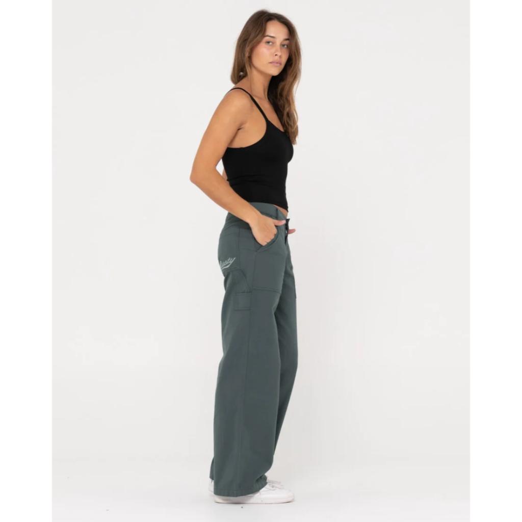 Billie Low Wide Carpenter Ribstop Pant