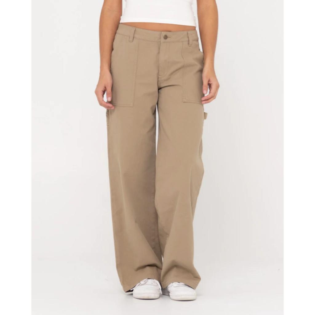 Billie Low Wide Canvas Carpenter Pant