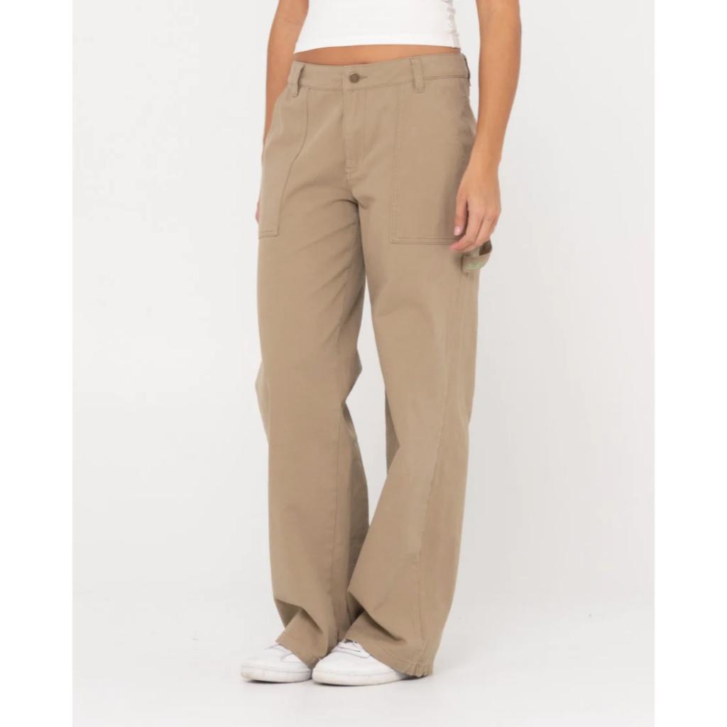 Billie Low Wide Canvas Carpenter Pant
