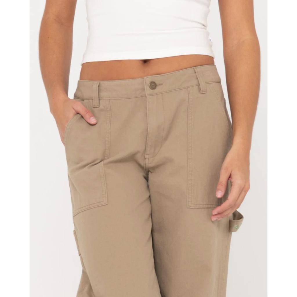 Billie Low Wide Canvas Carpenter Pant