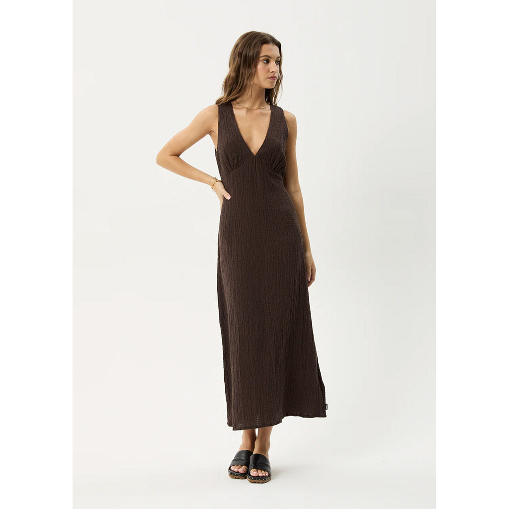 Focus Seersucker Maxi Dress
