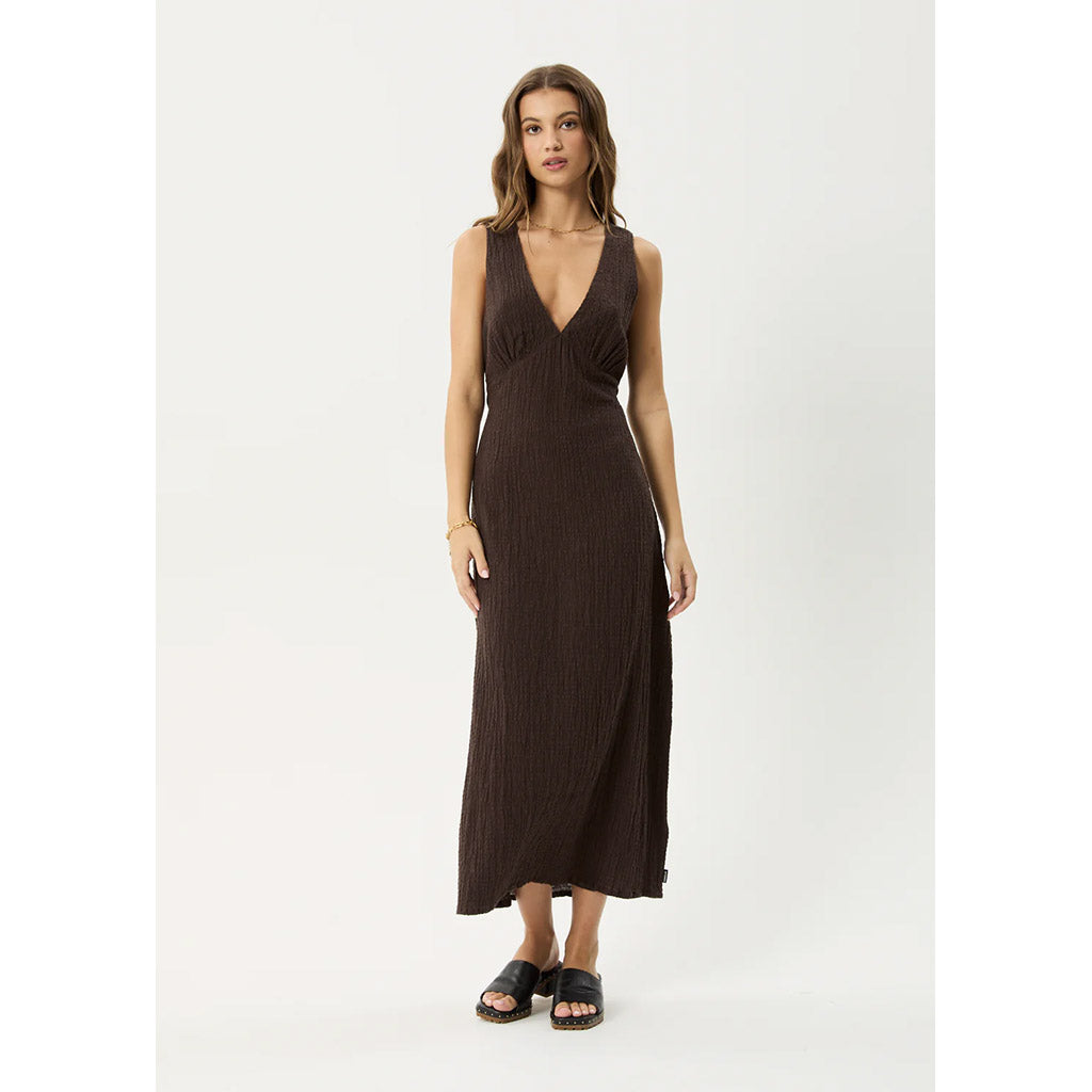 Focus Seersucker Maxi Dress