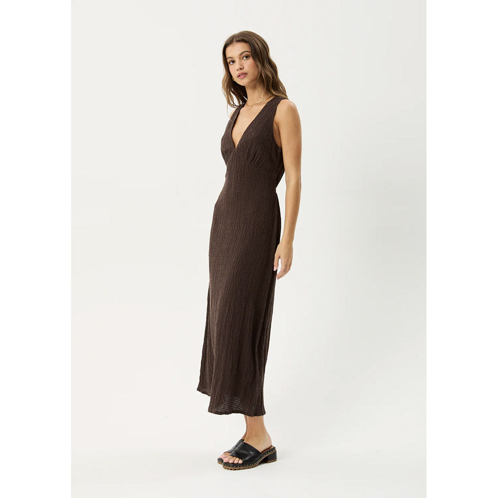 Focus Seersucker Maxi Dress