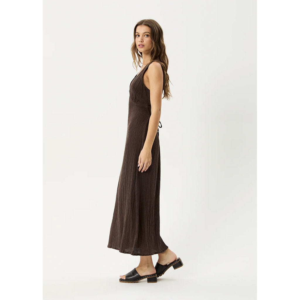 Focus Seersucker Maxi Dress