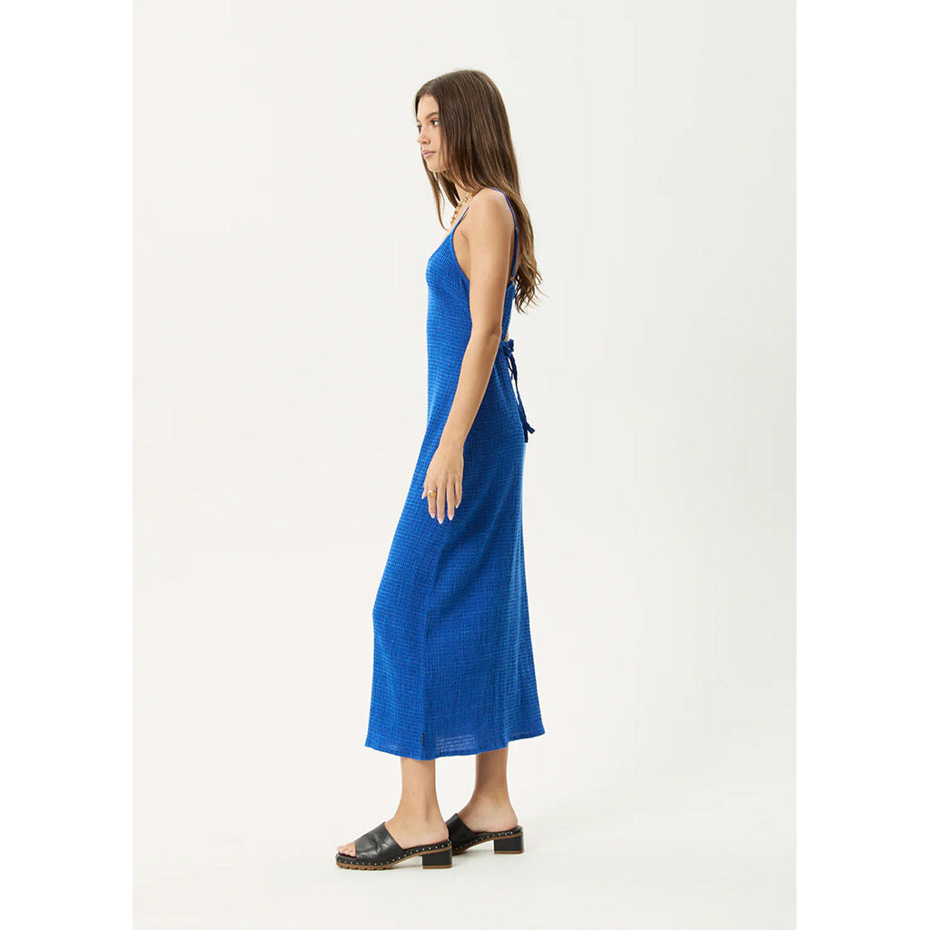 Marina Rumi Seersucker Maxi Dress