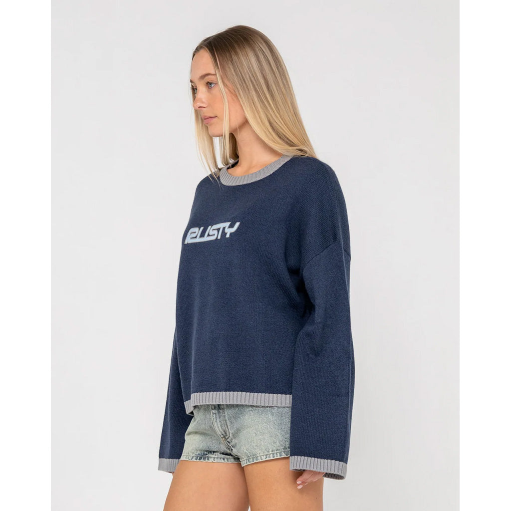 Rider Relaxed Crewneck Knit