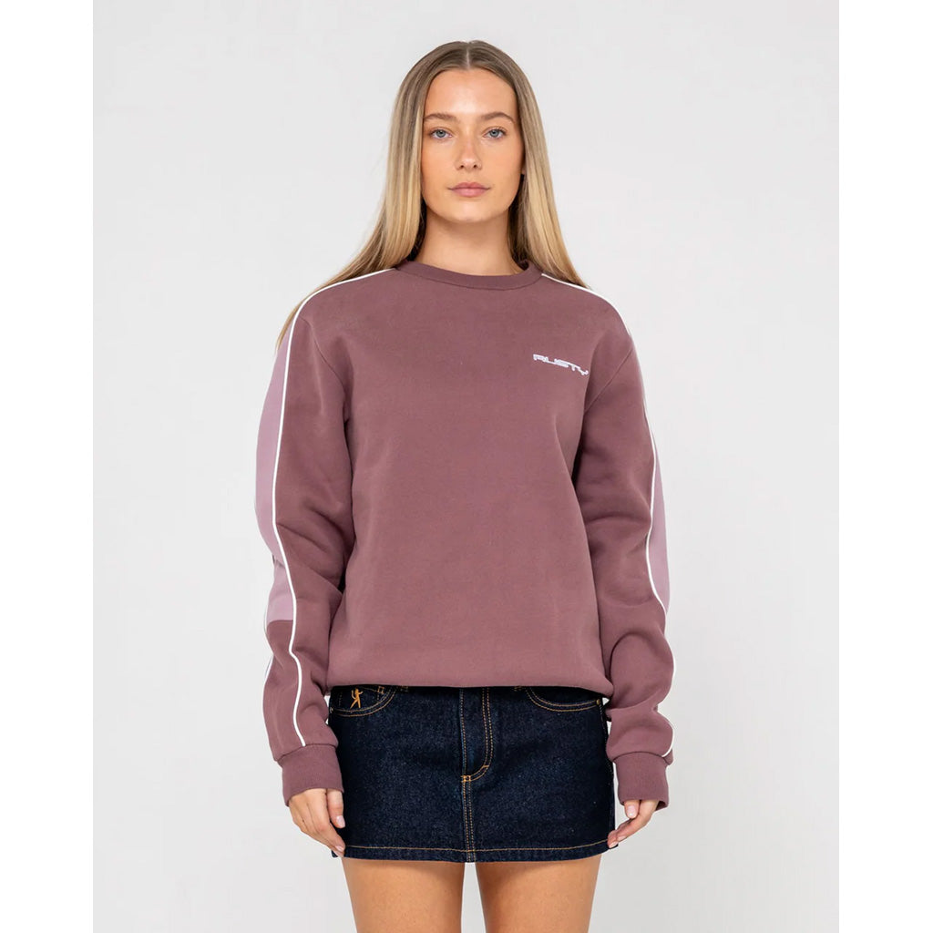 Two Timer Panelled Crew Fleece