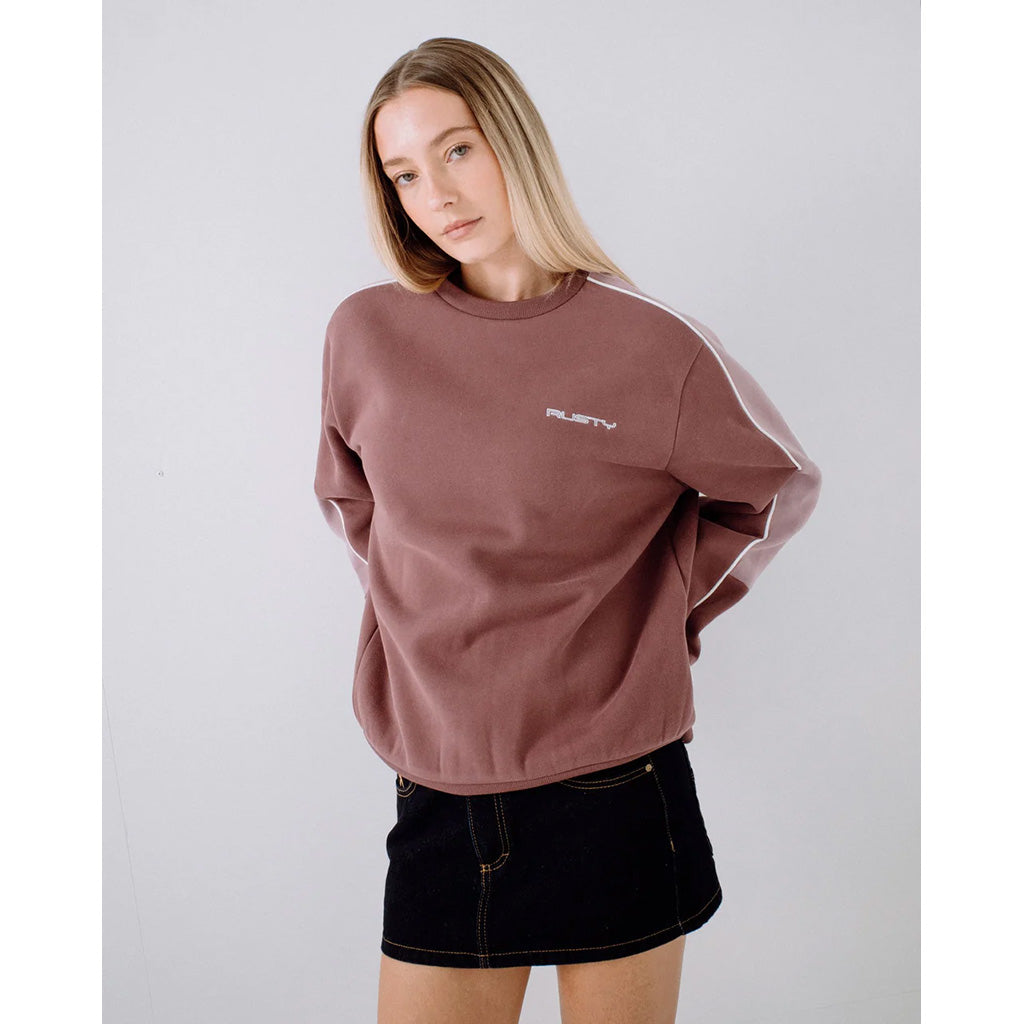 Two Timer Panelled Crew Fleece