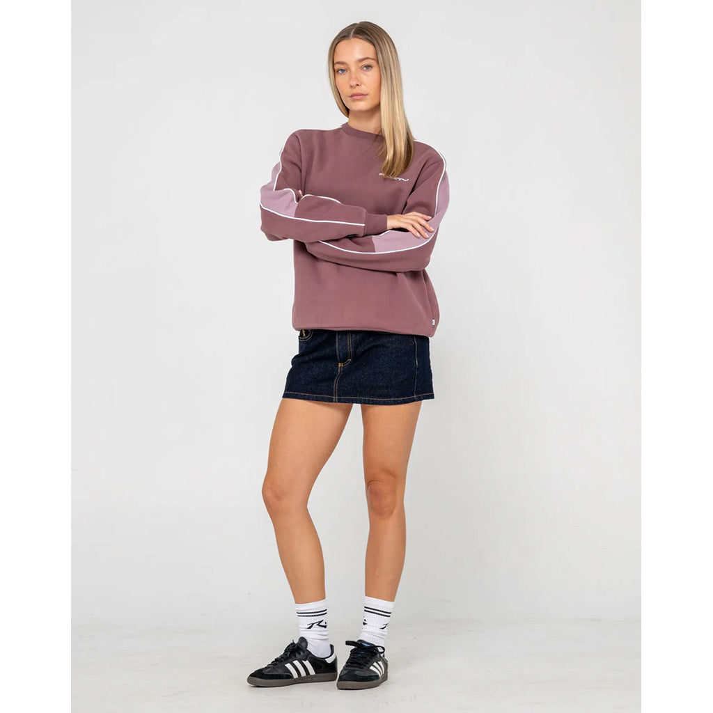 Two Timer Panelled Crew Fleece
