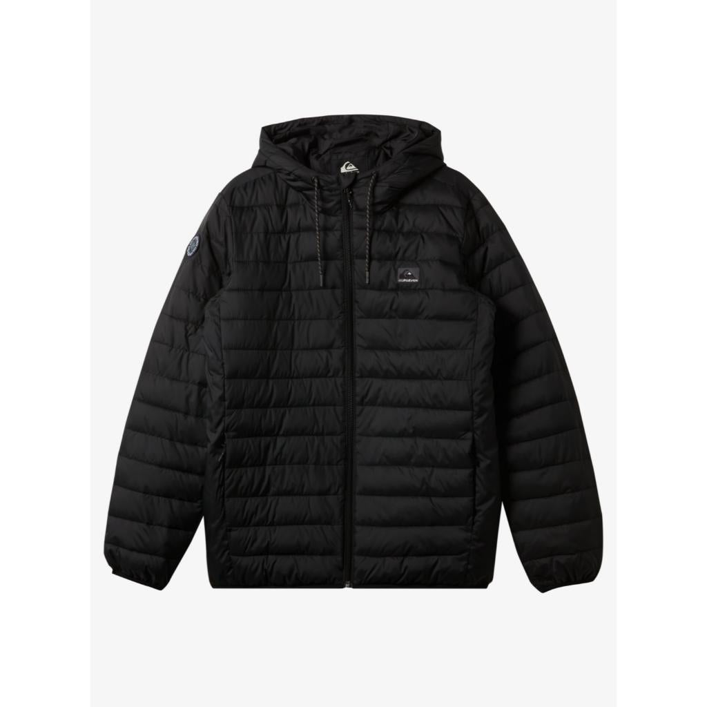 Scaly Hooded Puffer Jacket