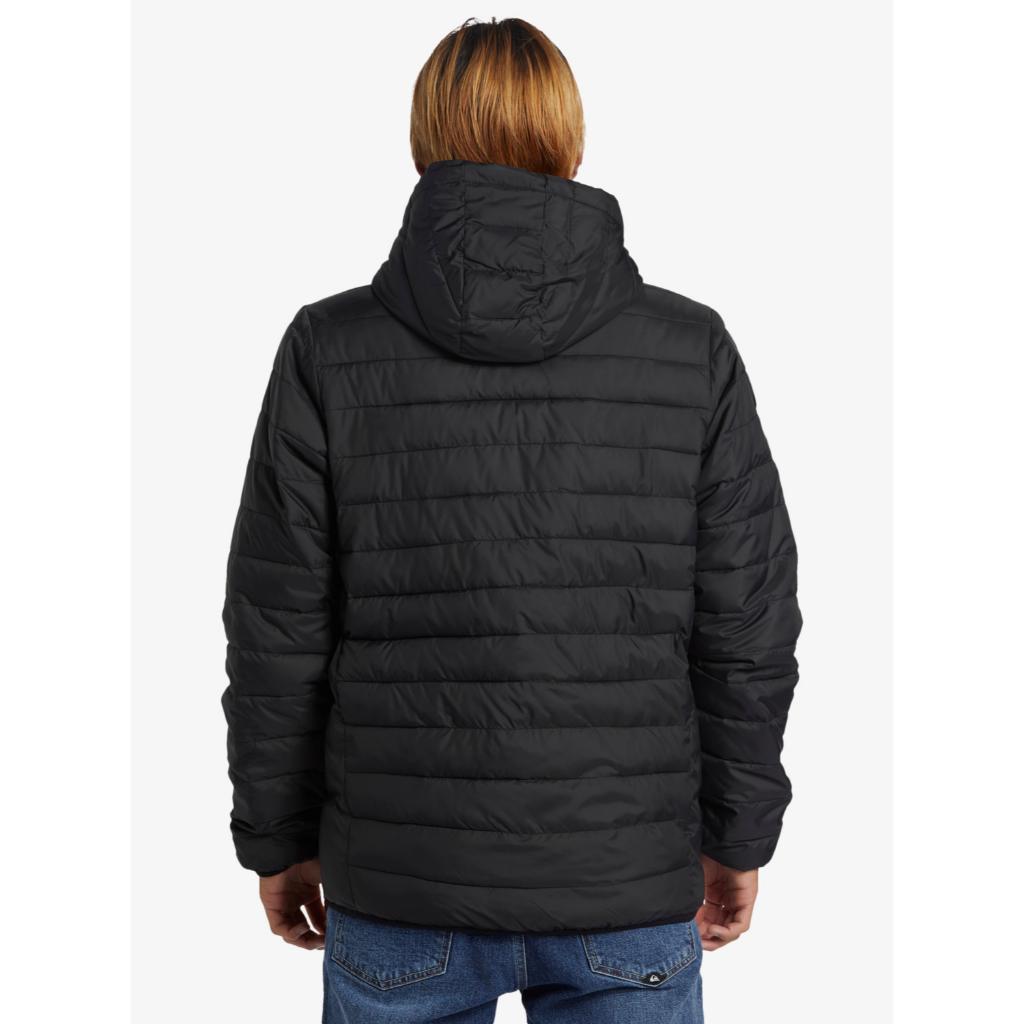Scaly Hooded Puffer Jacket
