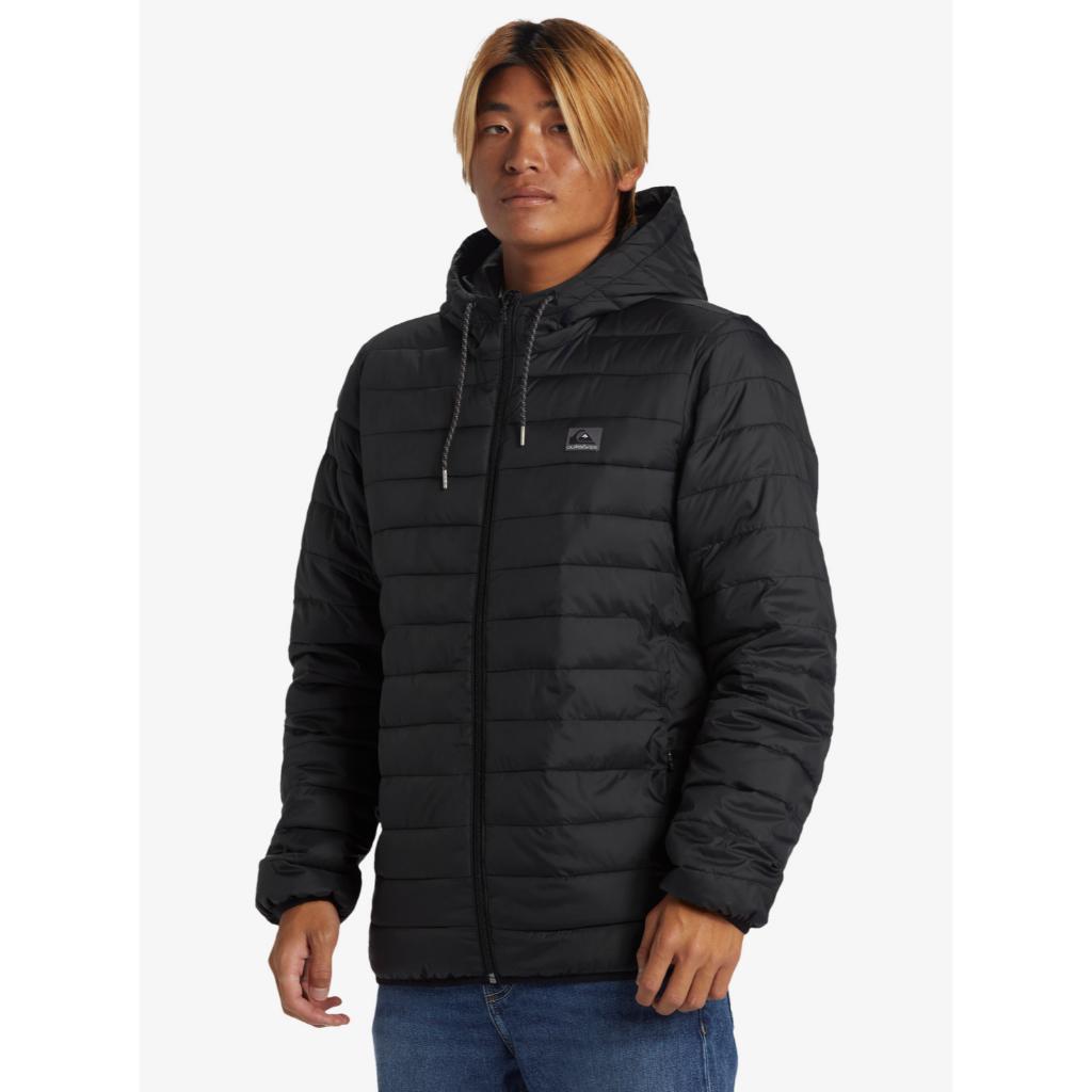 Scaly Hooded Puffer Jacket