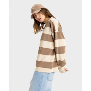 Strictly Stripes Oversized Crew