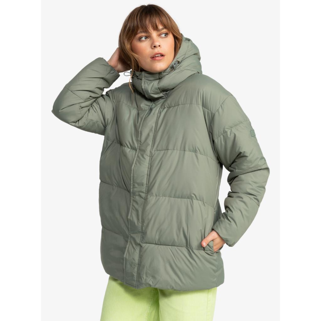 Ocean Dreams Sherpa Hooded Puffer Jacket