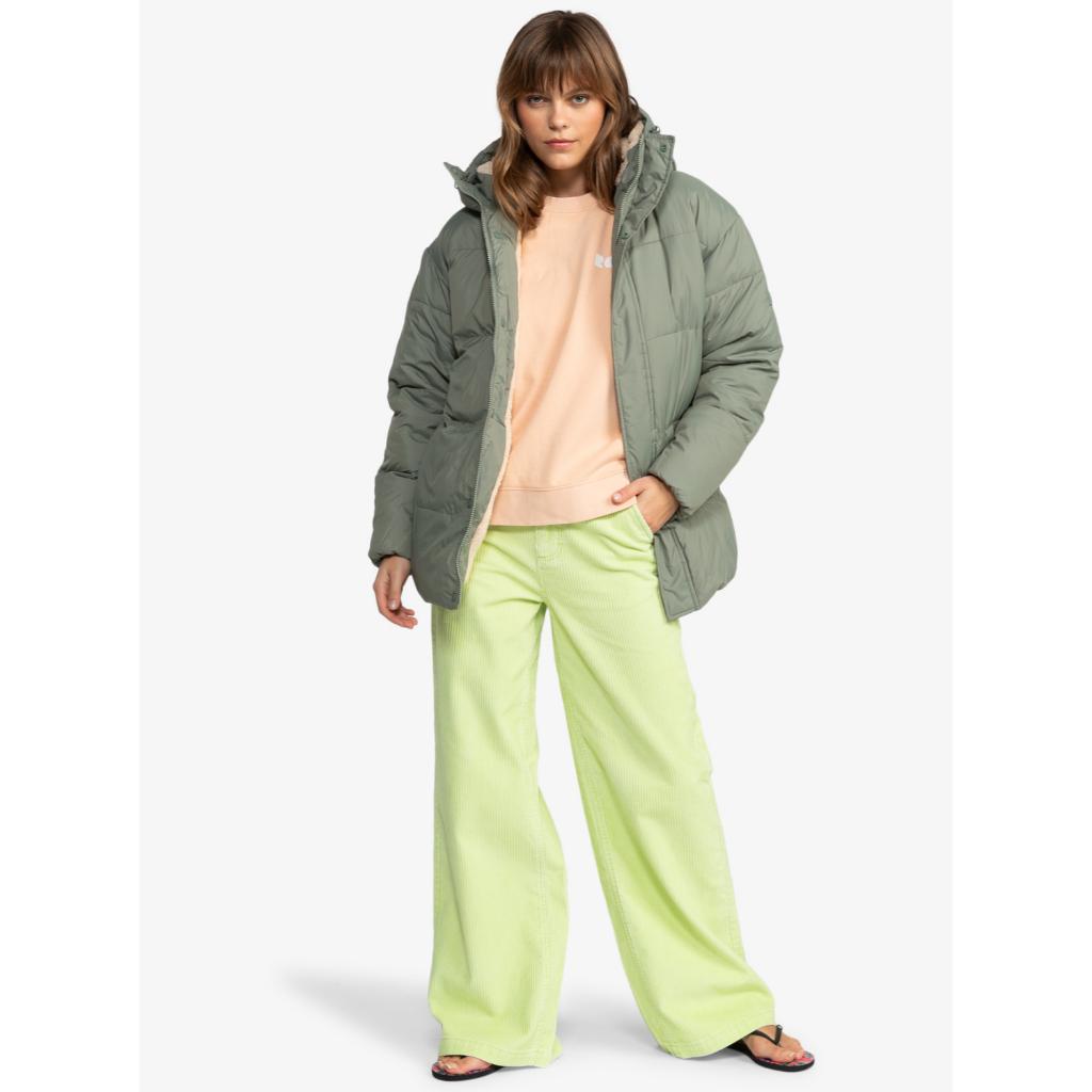 Ocean Dreams Sherpa Hooded Puffer Jacket