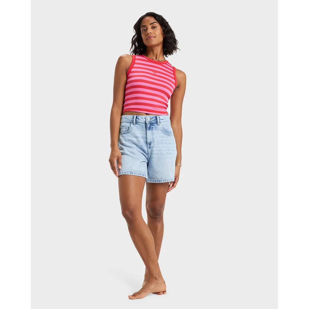 Womens Iconic Days Stripes Tank Top