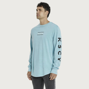 Fractured Dual Long Sleeve Curved Tee