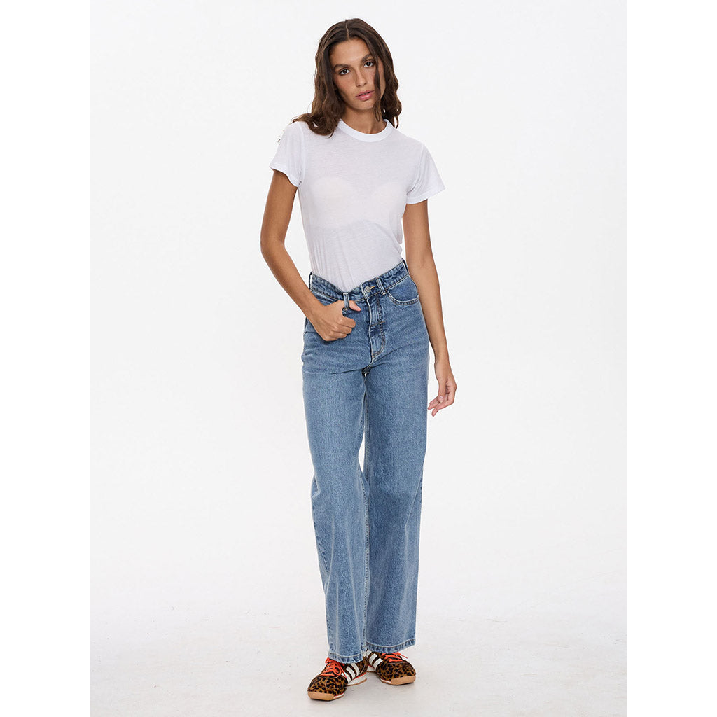 Holly High Rise Stretch Wide Jean