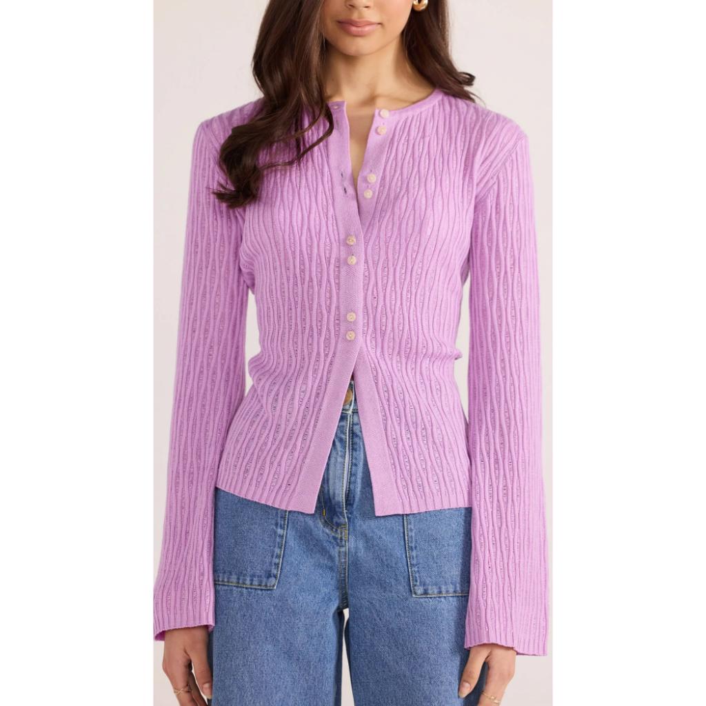 Johnna Button Knit Top