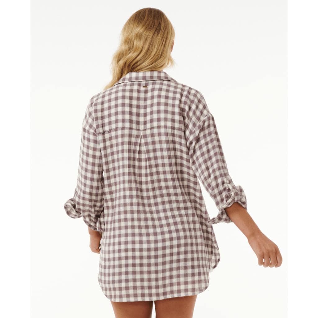 Premium Surf Check Long Sleeve Button Shirt