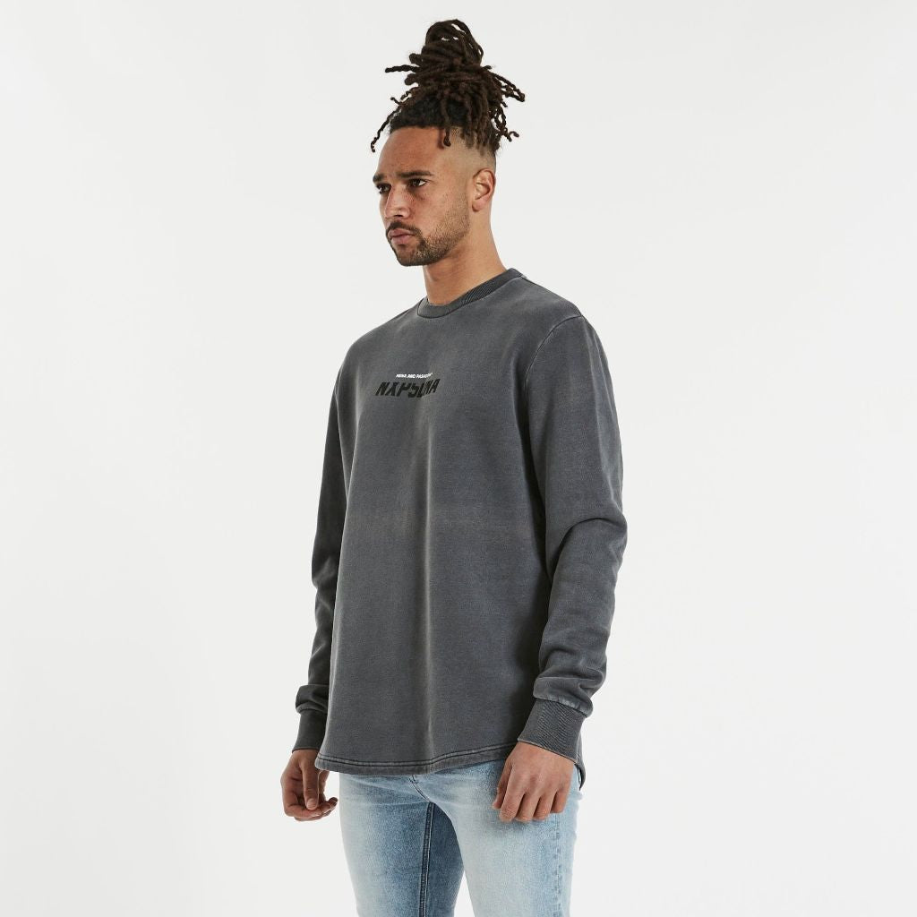 Linear Dual Curved Sweater