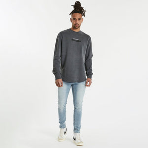 Linear Dual Curved Sweater
