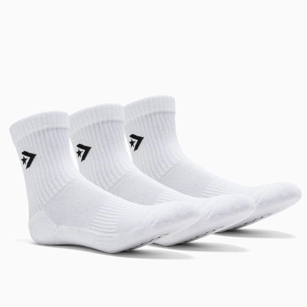Converse 3 Pack Cushioned Crew Socks